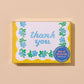 Box Set—Letterpress Thank You Notecards—Floral Crossstitch