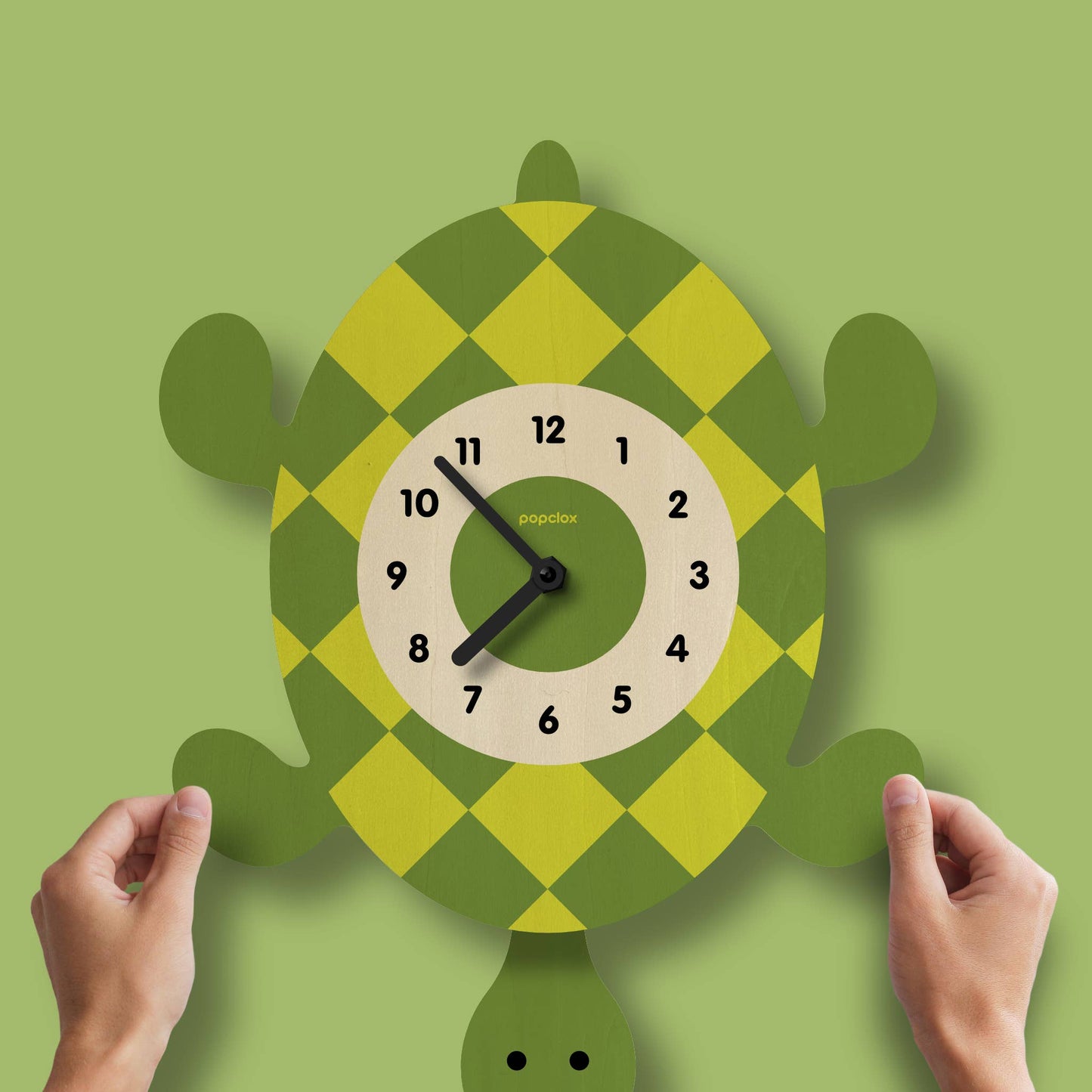Turtle Pendulum Clock - Wood