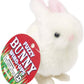 White Fuzzy Bunny Wind Ups, Easter, Spring, Hopping Action