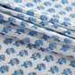 Apatite Blue Hand Block Printed Cotton tablecloth