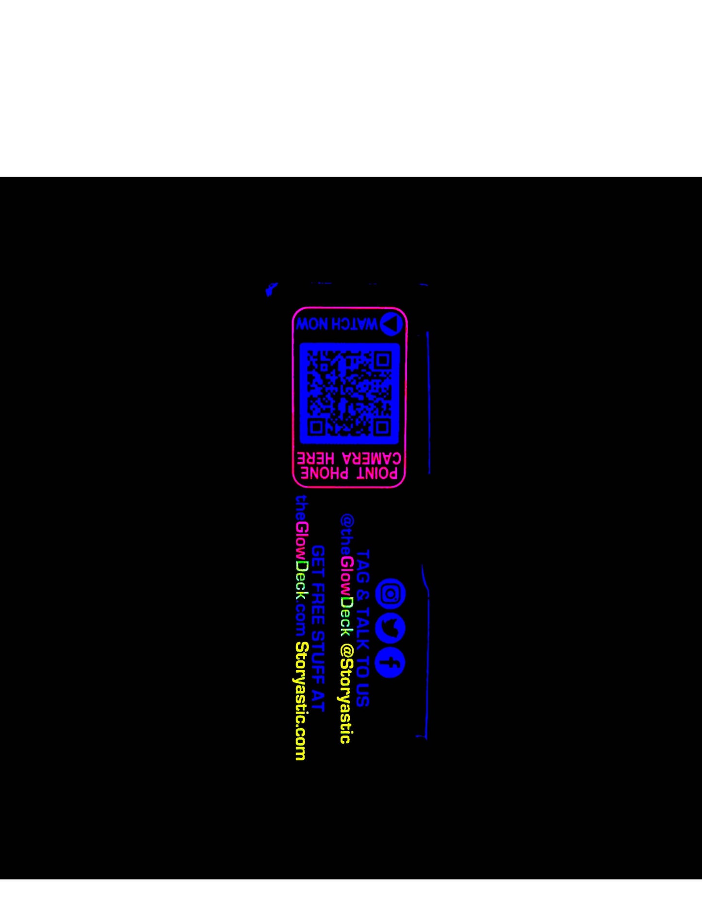 🏆Glow Deck: Fluorescent Playing Cards