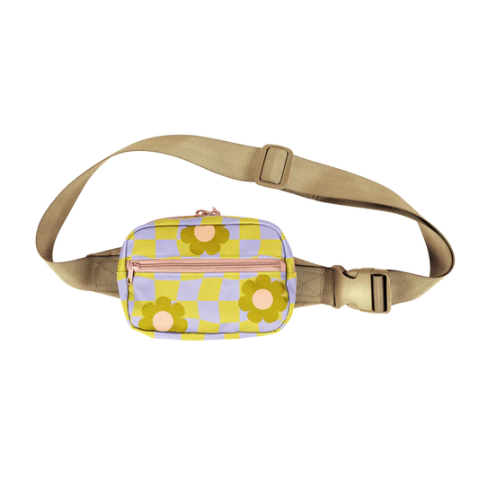 Small Hip Bag- Daisy and Checkers