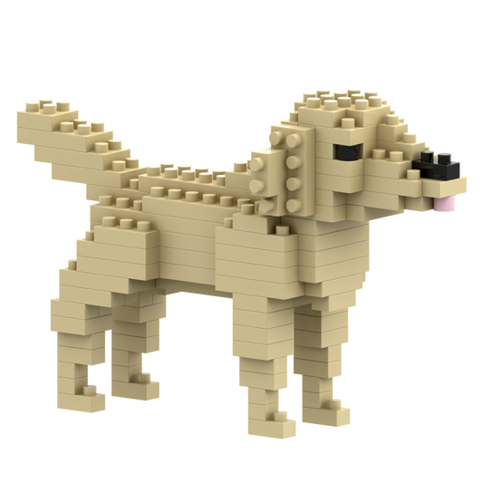 Brixies Large Zip Bag Golden Retriever