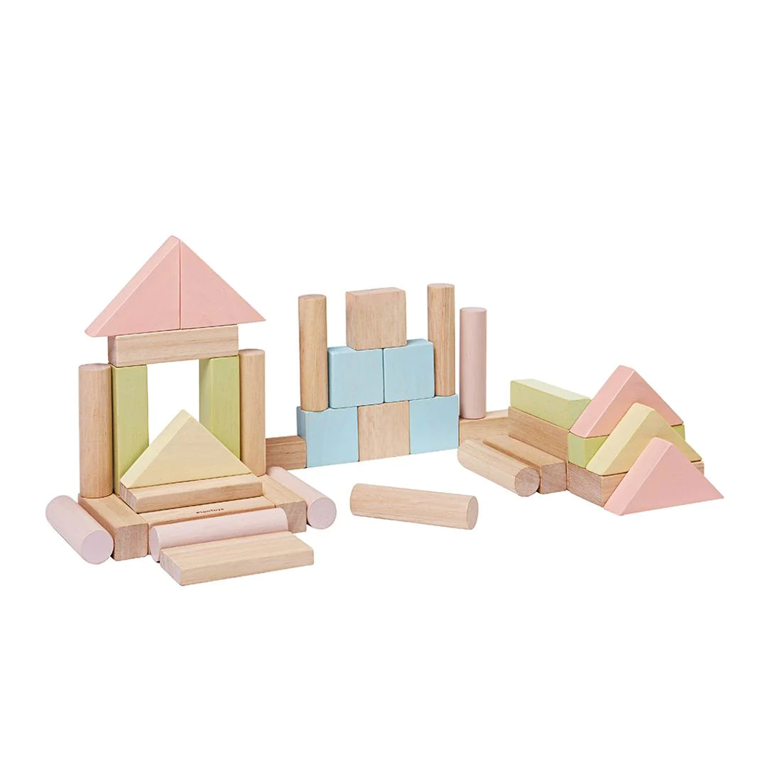 40 Unit Blocks- Pastel Series