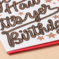 Letterpress Birthday  Card—Yee Haw (Lasso, Western)