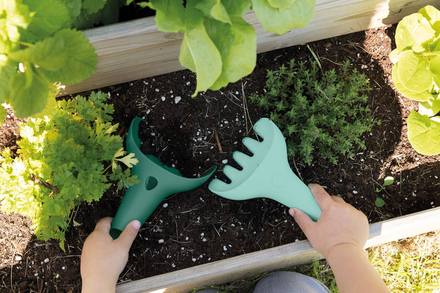 Quut Raki - Ocean - Rake and digger, 2 in 1