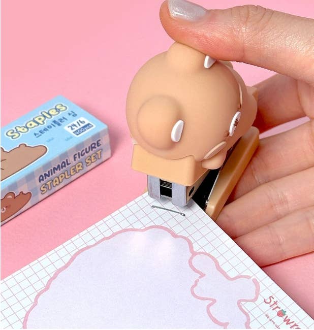 Animal Figure Stapler Set – Cute Bunny & Bear Edition