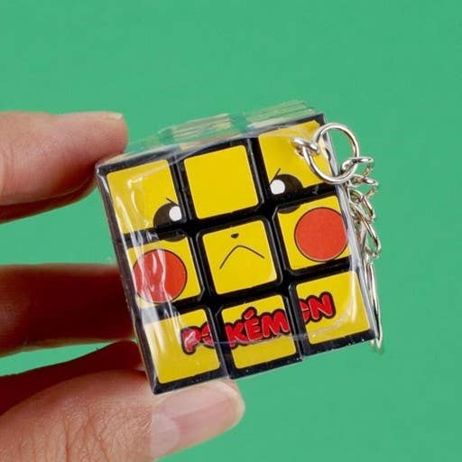 Pokemon Characters Mini Cube Key Ring Random Box