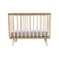 Dollhouse Nursery Crib + Mattress | Natural Wood