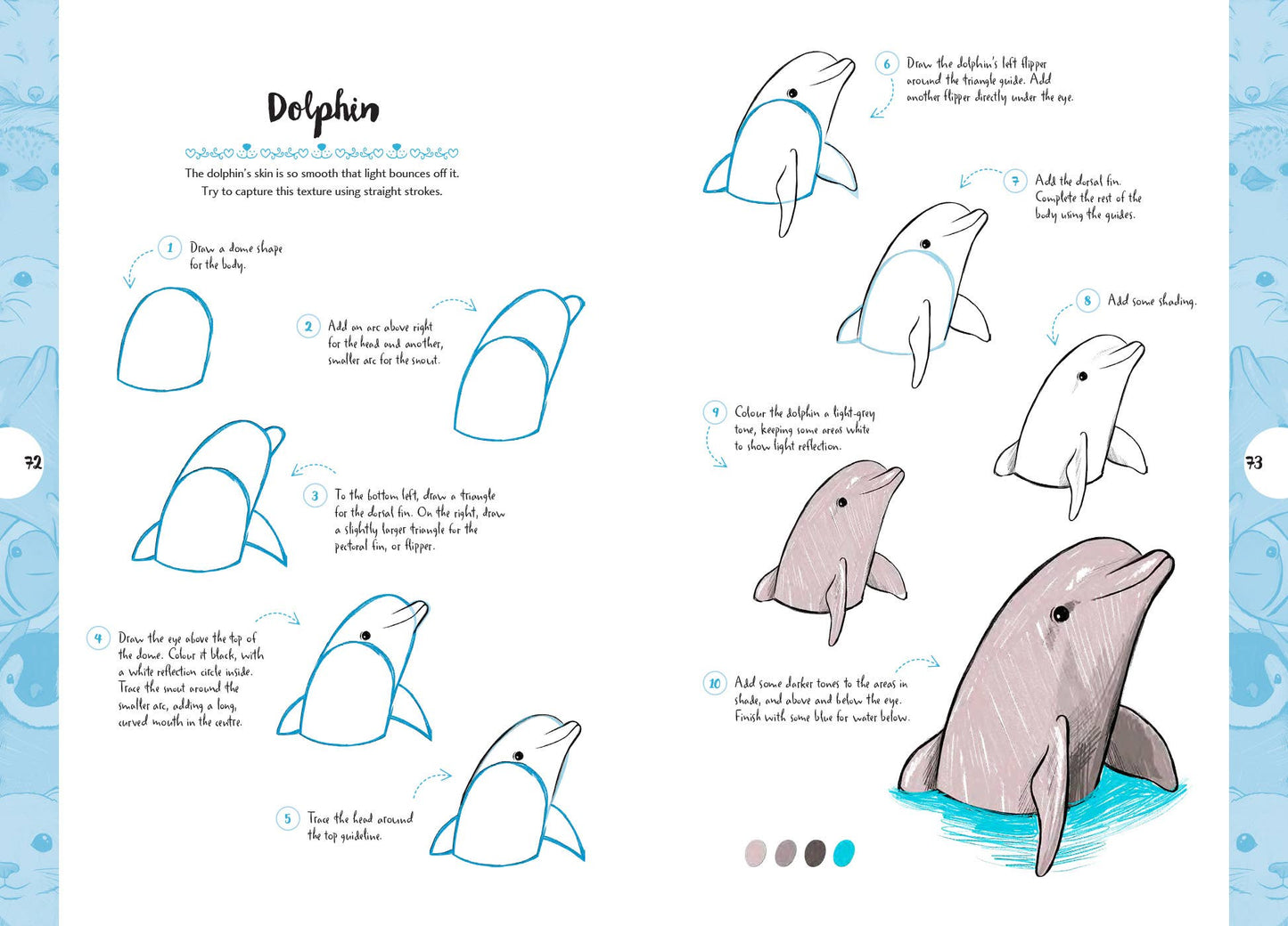 10 Step Drawing: Cute Animals