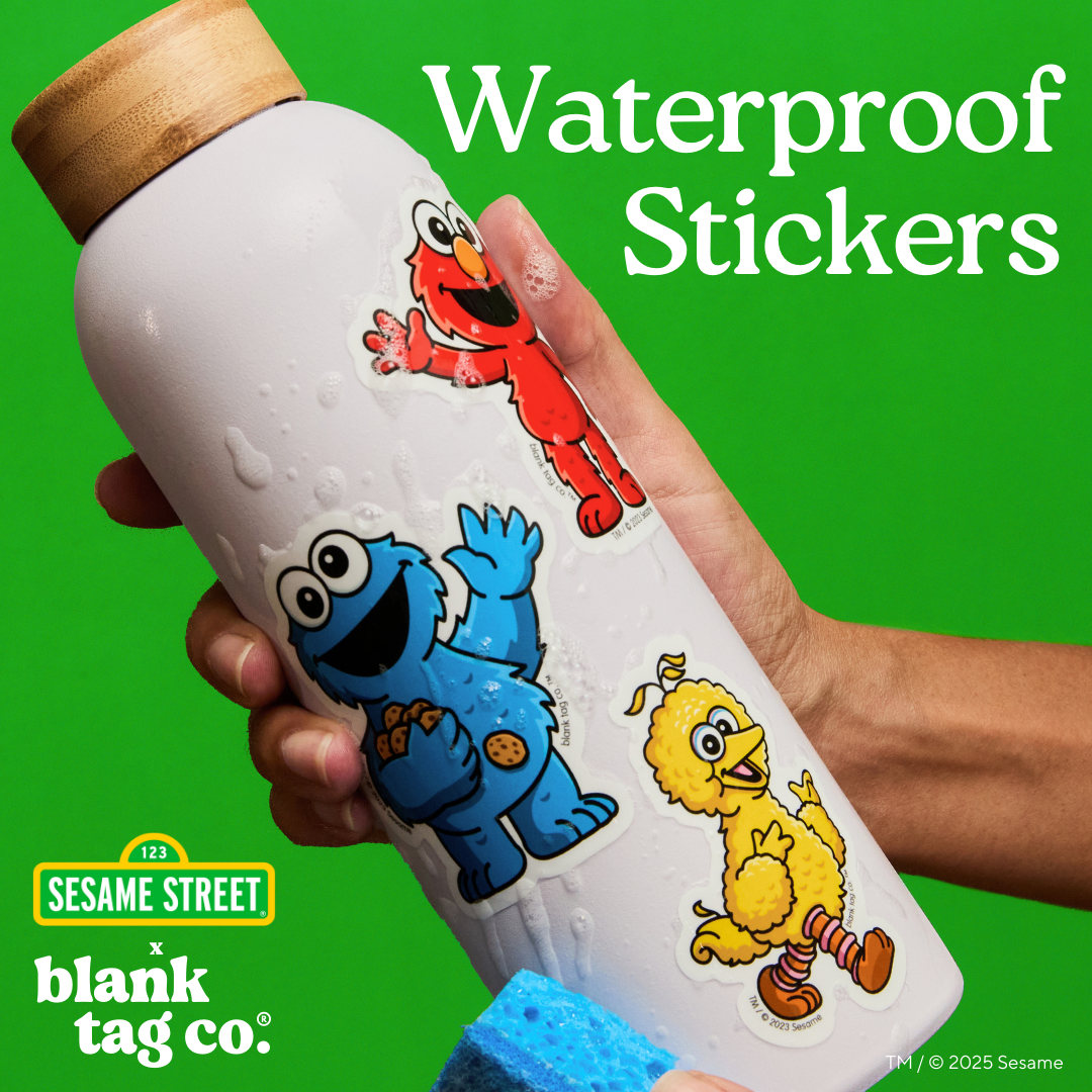 Sesame Street® Waterproof Sticker - Sesame Street Group Reading