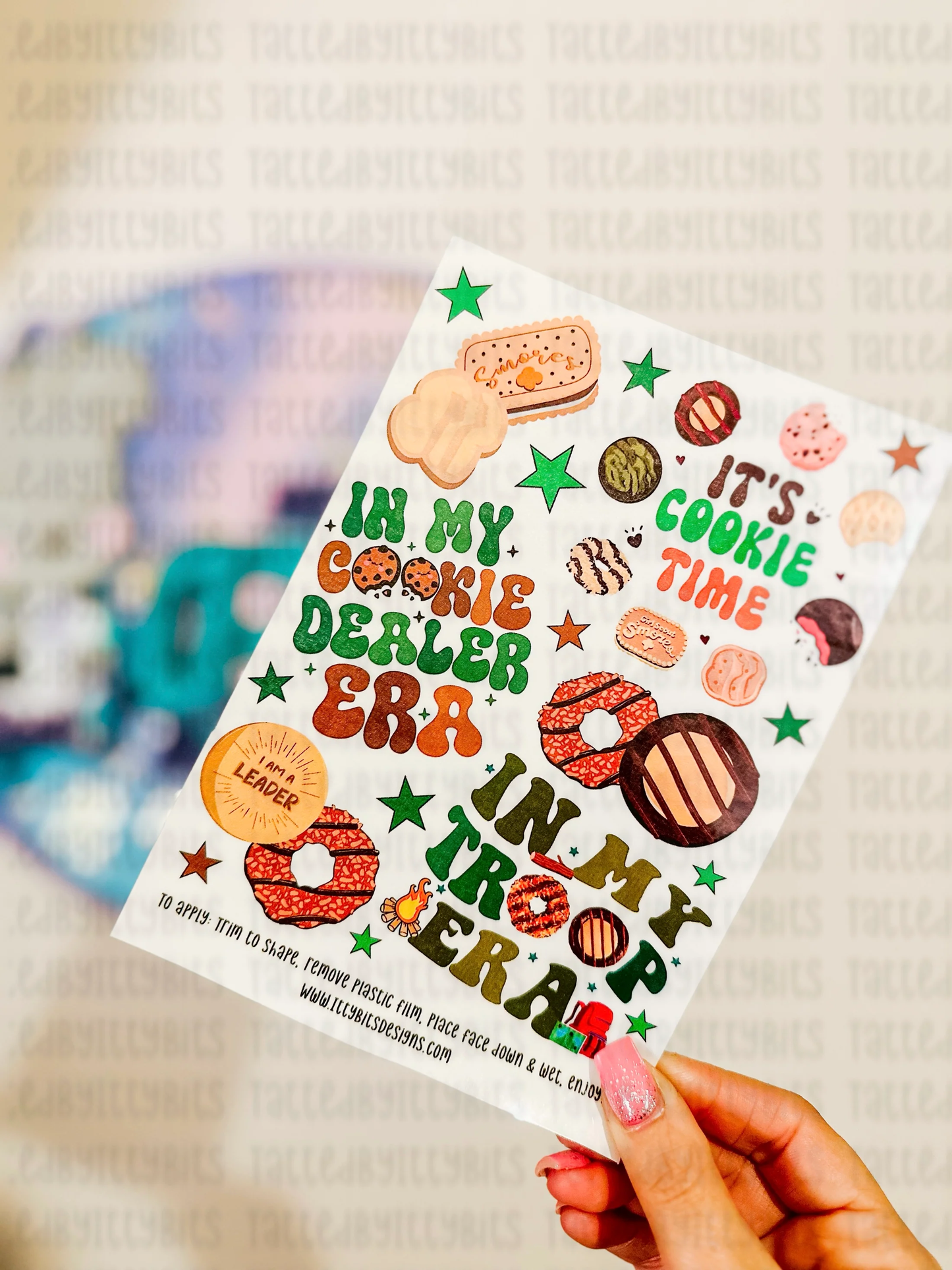 Scout Cookies Temporary Tattoos