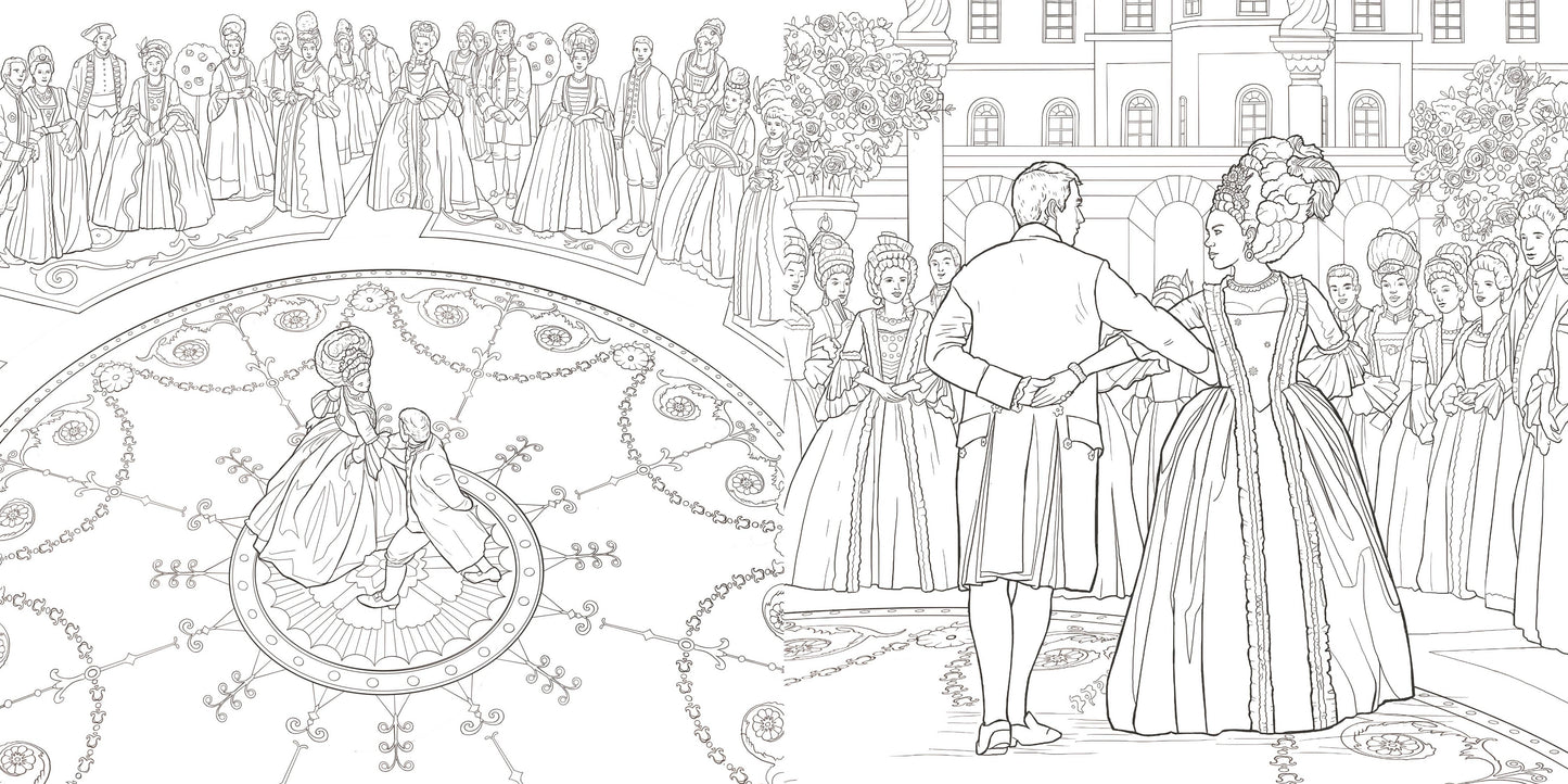 Queen Charlotte, A Bridgerton Story: The Coloring Book