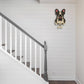 French Bulldog Pendulum Clock - Wood