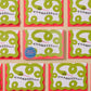 Boxed Set (10) Letterpress Thank You Notecards—Snake
