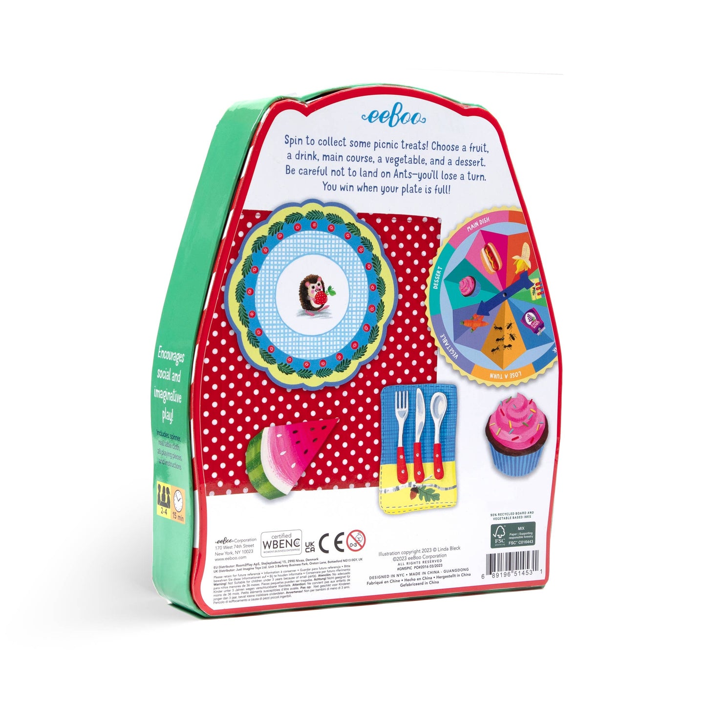 Picnic Shaped Spinner Game