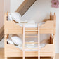 Dollhouse Edin Convertible Twin Bunk Beds | Natural Wood