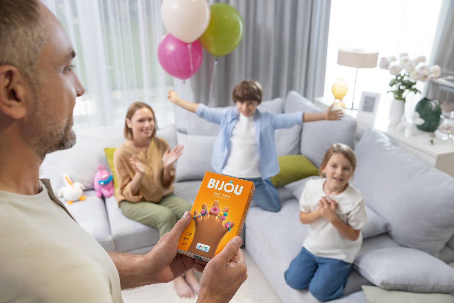 Hey Clay Bijou Sweet Rings - NEW