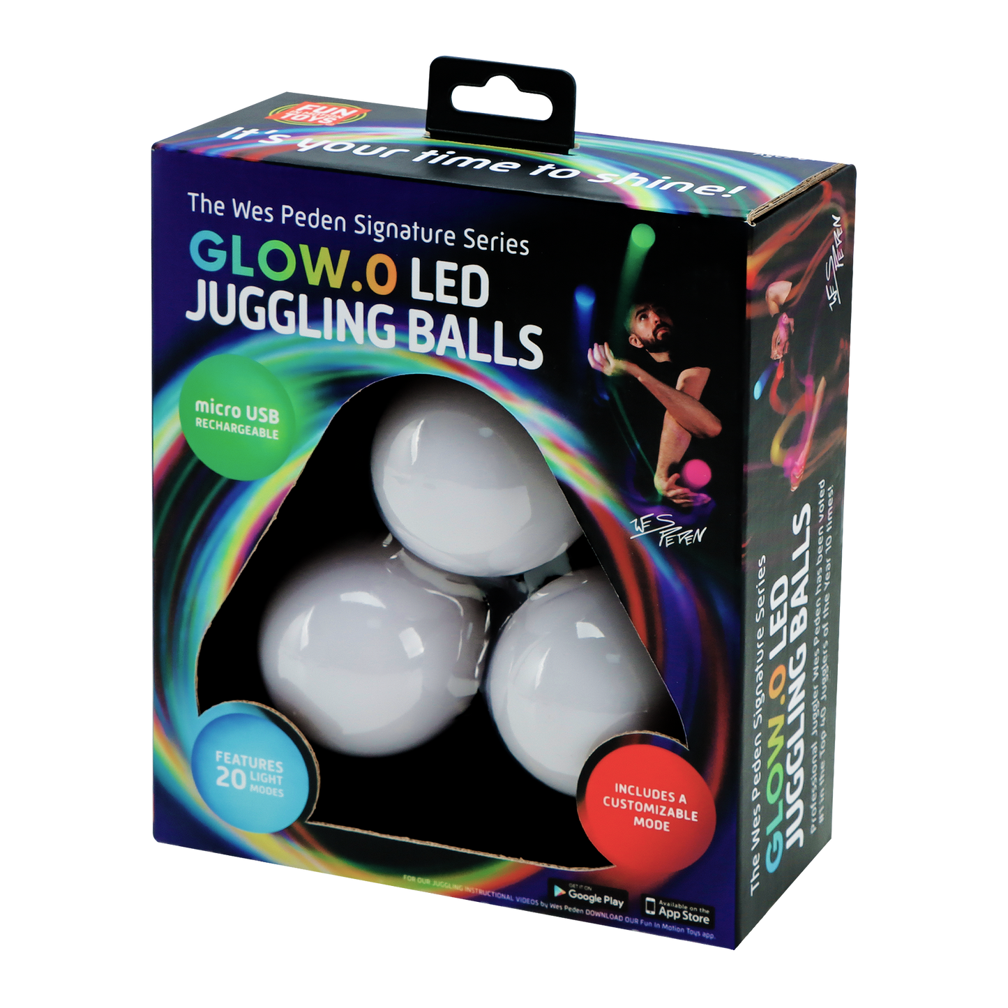 Glow.0 LED Juggling Balls Demo Set - Free w/8 units