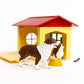 Friendly Dog House Farm Figurine Toys Play Set