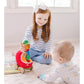 LOWLY WORM SOFT TOY WITH APPLECAR