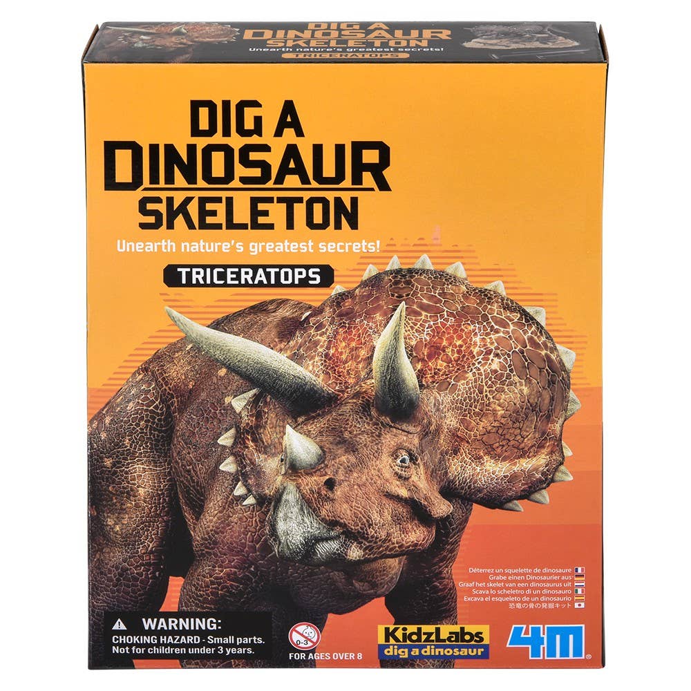 KidzLabs /Dig A Dinosaur Skeleton/Triceratops