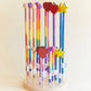 Silk & Wood Wand for Dancing, Dress Up & Pretend Play -Heart