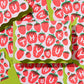 Box Set—Colorful Letterpress Thank You Notecards—Strawberry