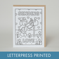 Sending Love Puppy Coloring Greeting Card by Bobbie Goods