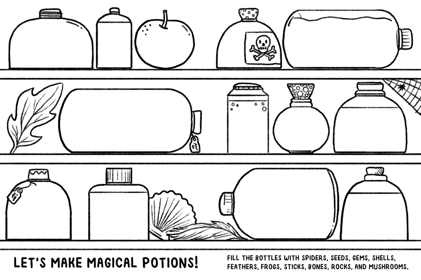 Mini Doodles: Let's Draw Magical Creatures