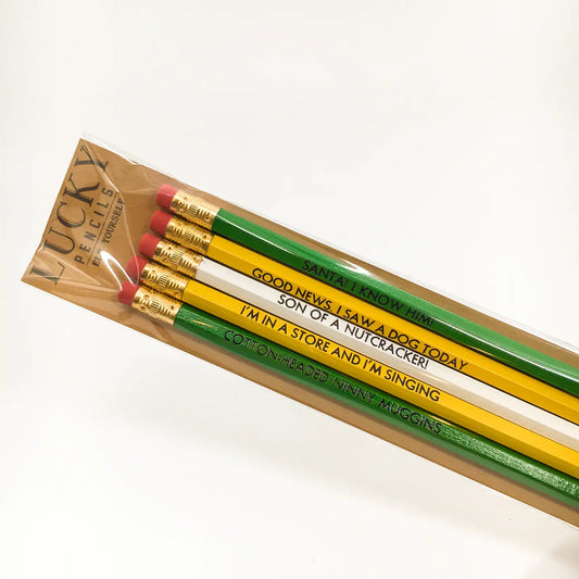 Elf Movie Quotes Pencil pack ~ Set of 5