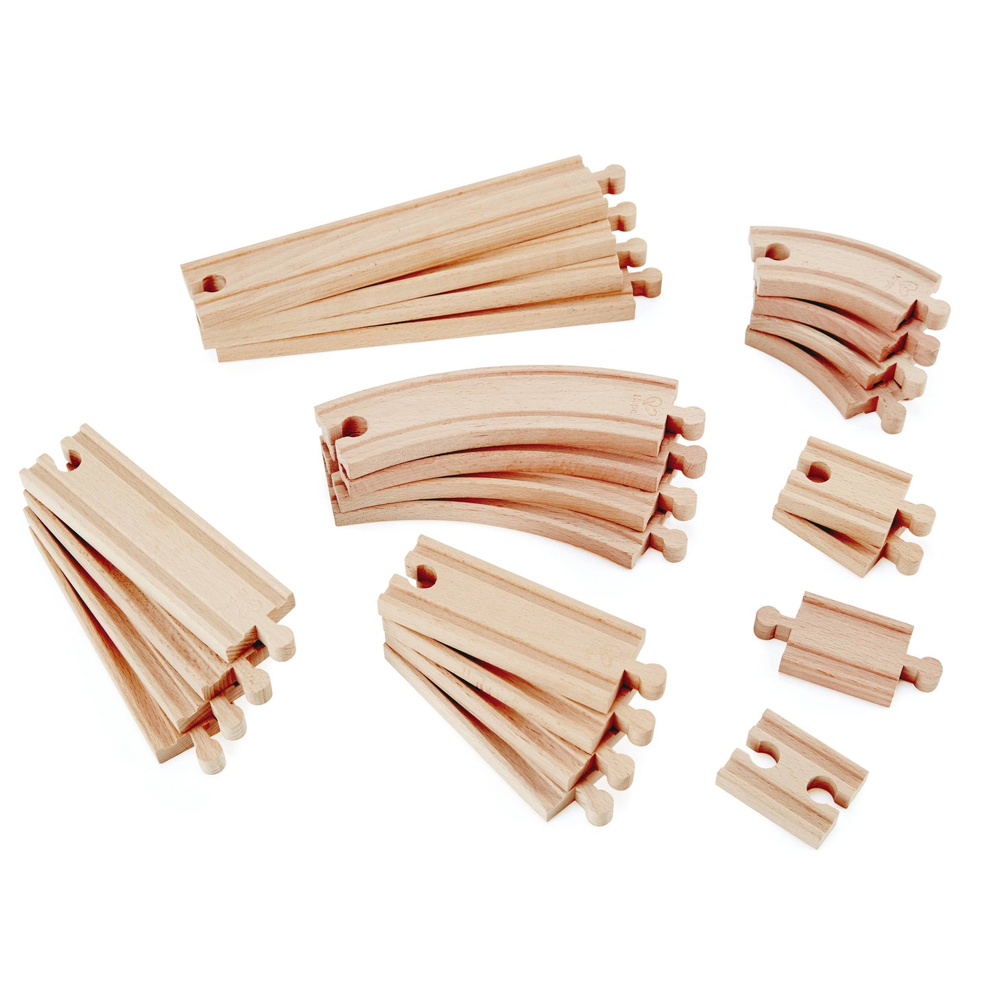 Starter Expansion Rail Pack - Wooden Train Track Set - 3Y+