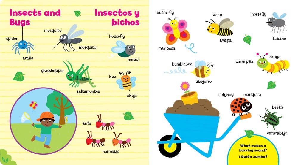 101 Animal Words/Nombres de Animales: A Bilingual Board Book