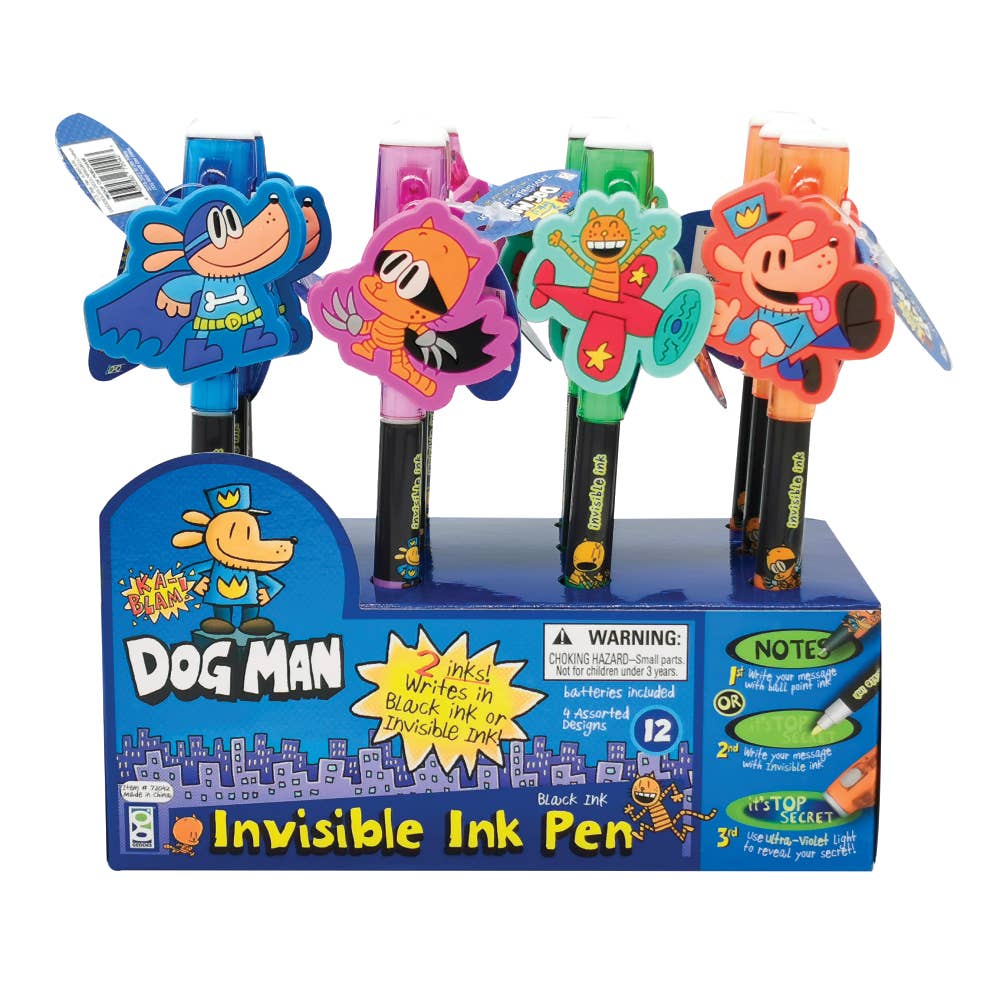 DOG MAN INVISIBLE INK PEN