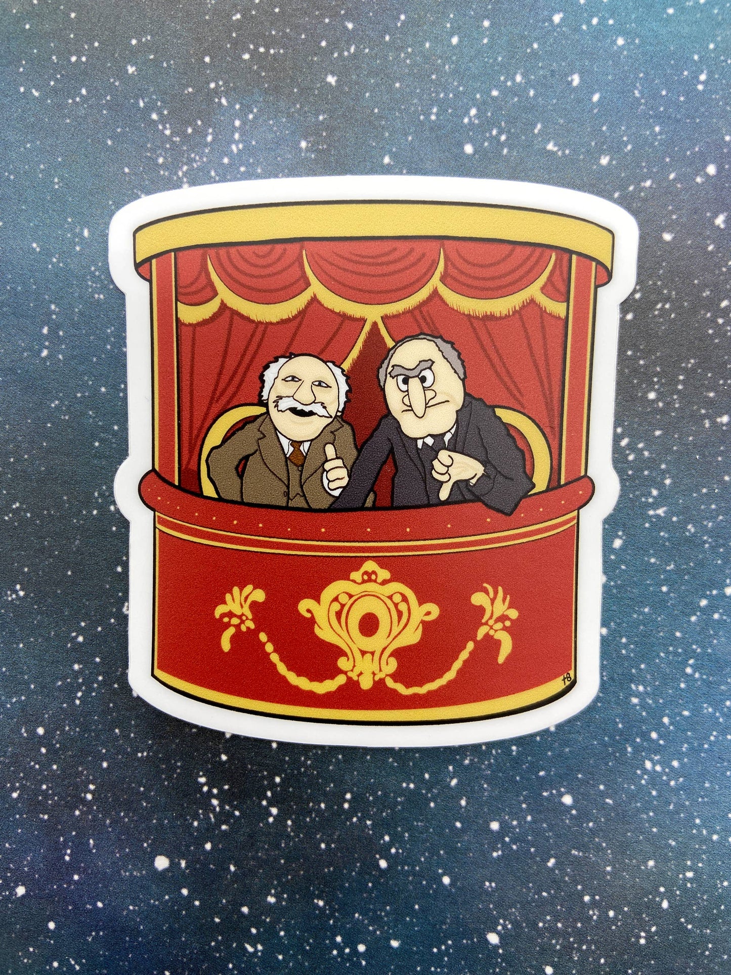 Vinyl Decal - Statler and Waldorf - The Muppets