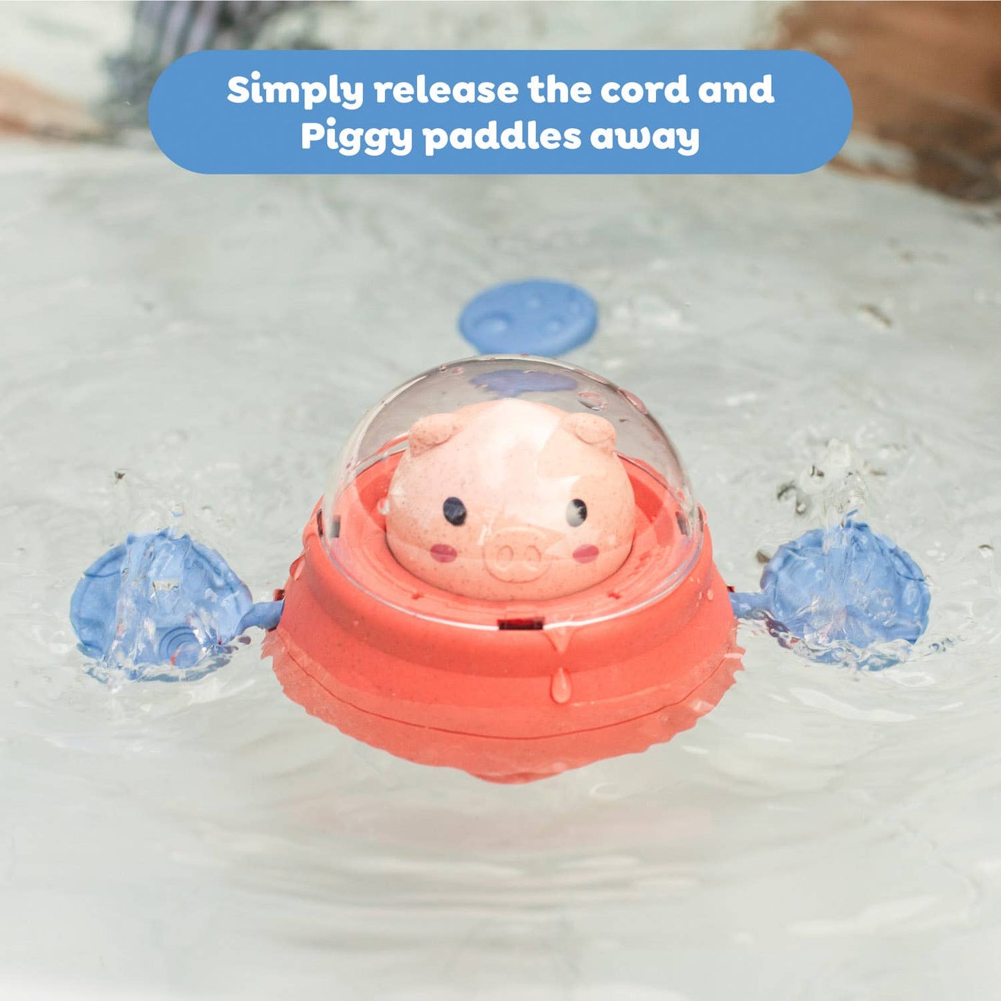 Bath Paddle Ship - Space Piggy