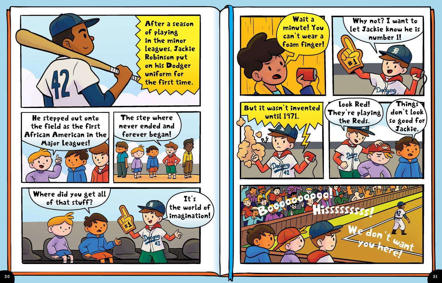Brave Like Jackie Robinson (Children's Book Graphic Novel)
