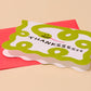 Boxed Set (10) Letterpress Thank You Notecards—Snake