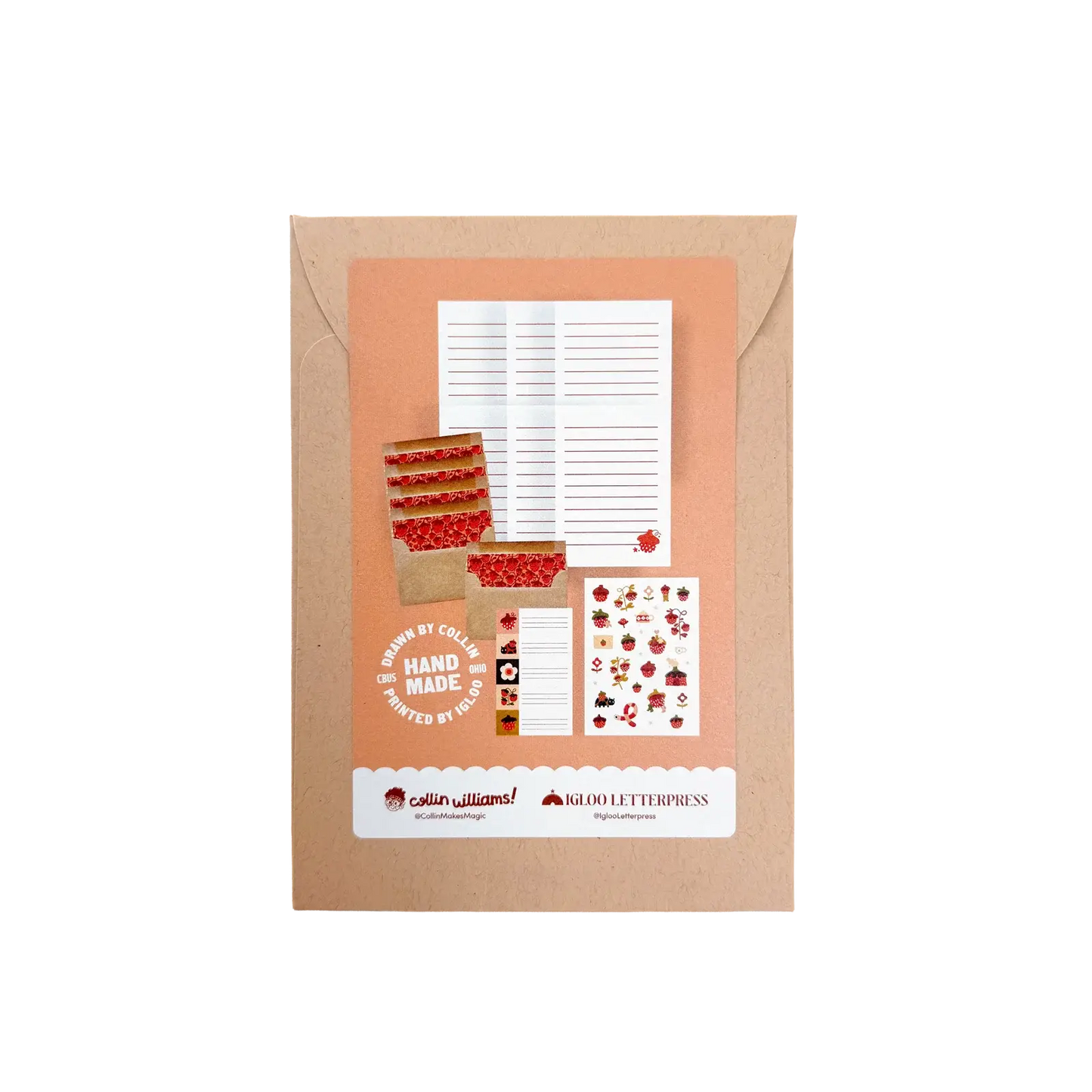 Strawberry Letter Writing Kit