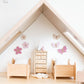Dollhouse Edin Convertible Twin Bunk Beds | Natural Wood