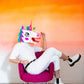 3D kid and adult unicorn Mask