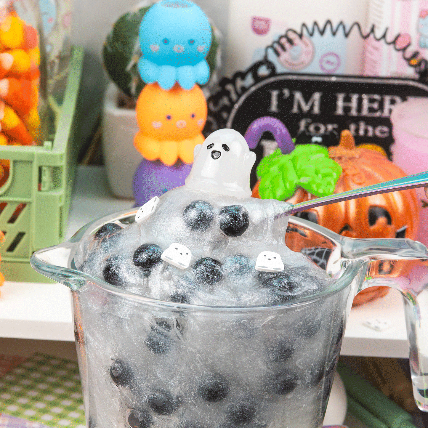 Liquid Ghost Boba Clear Signature Dome™ Slime