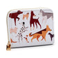 Barks Dog Zip Around Small Wallet Purse