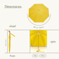 Yellow Kids Eco-Friendly Duckling Umbrella