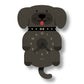 Puppy Pendulum Clock - Wood: Brown