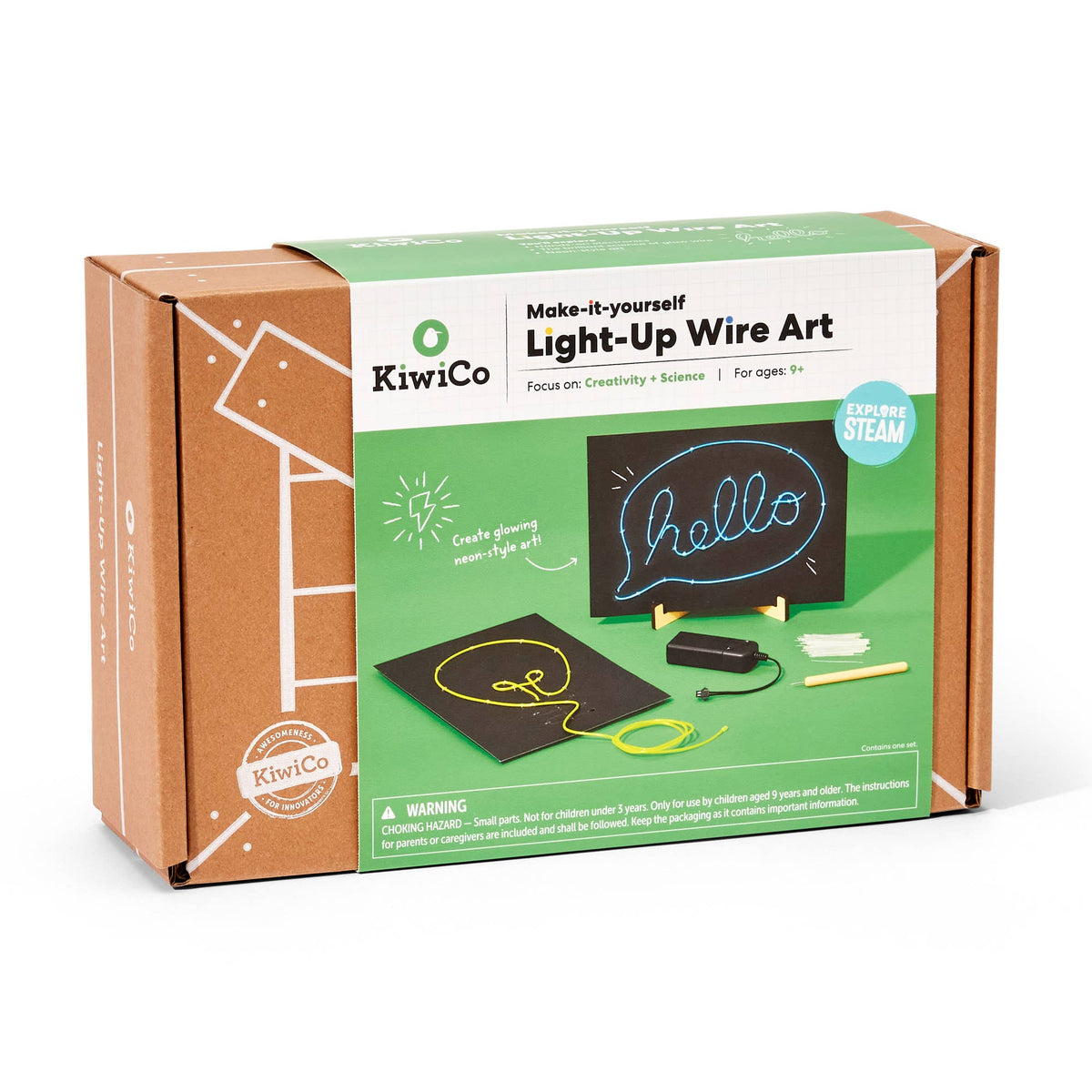 Light-Up Wire Art - DIY Neon Sign Craft Kit