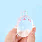 Molang Clear Mochi Squishy Figure Fidget Toy