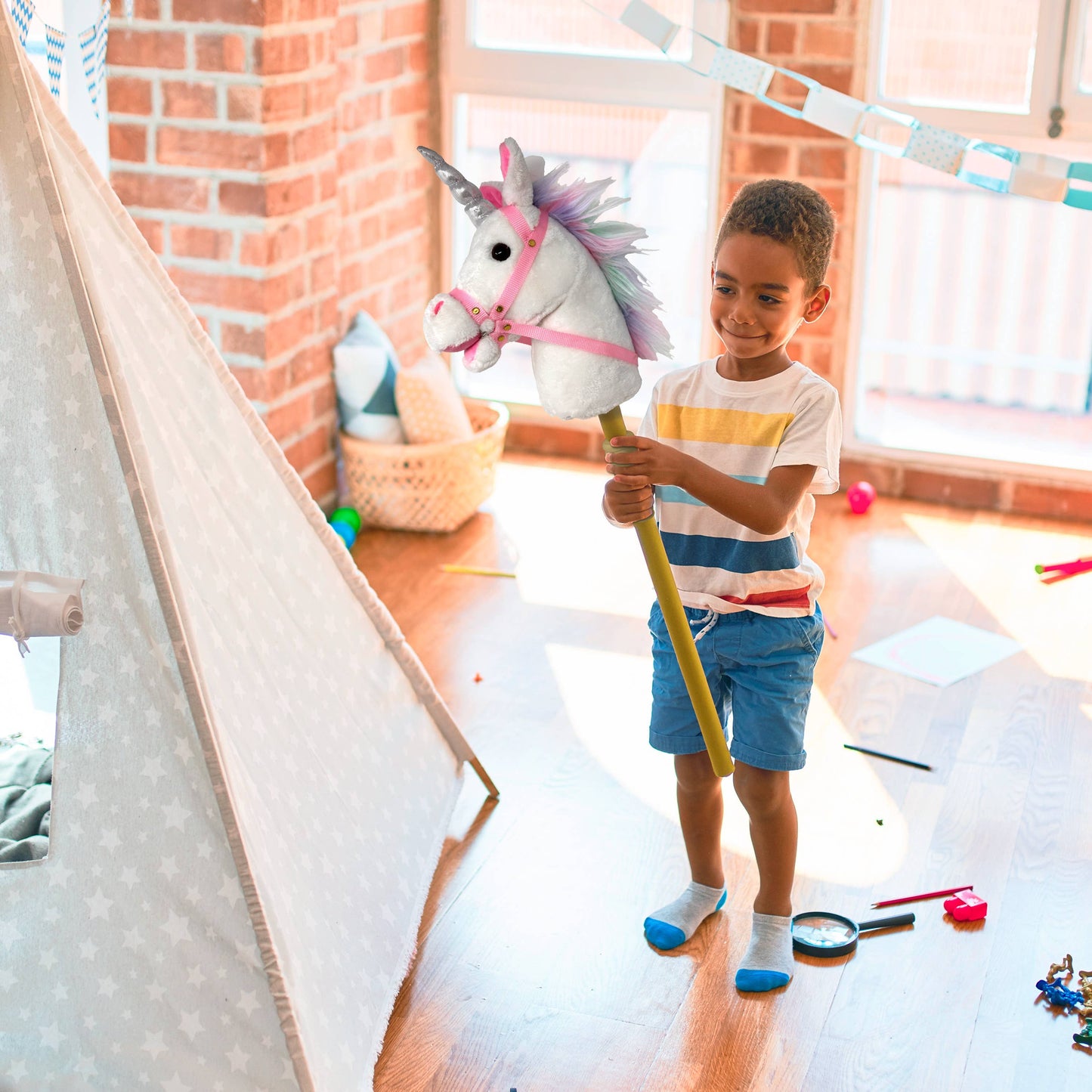 Stick Pony - Unicorn Hobby Horse