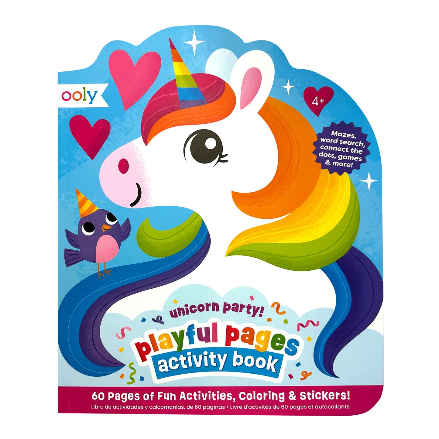 Playful Pages: Activity Book - Unicorn Party! (60 Pages)