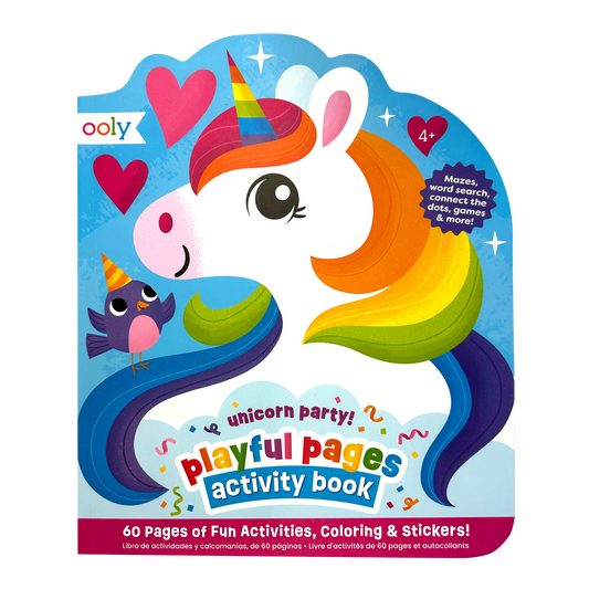 Playful Pages: Activity Book - Unicorn Party! (60 Pages)